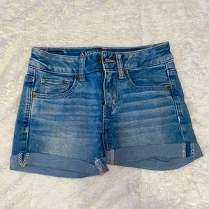 American Eagle Midi Jean Shorts